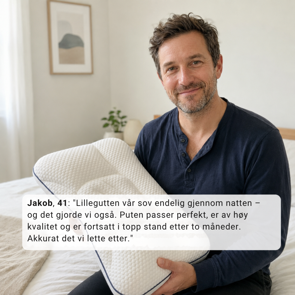 ErgoPillow™ Junior | Når barnet ditt sover bedre, sover du også
