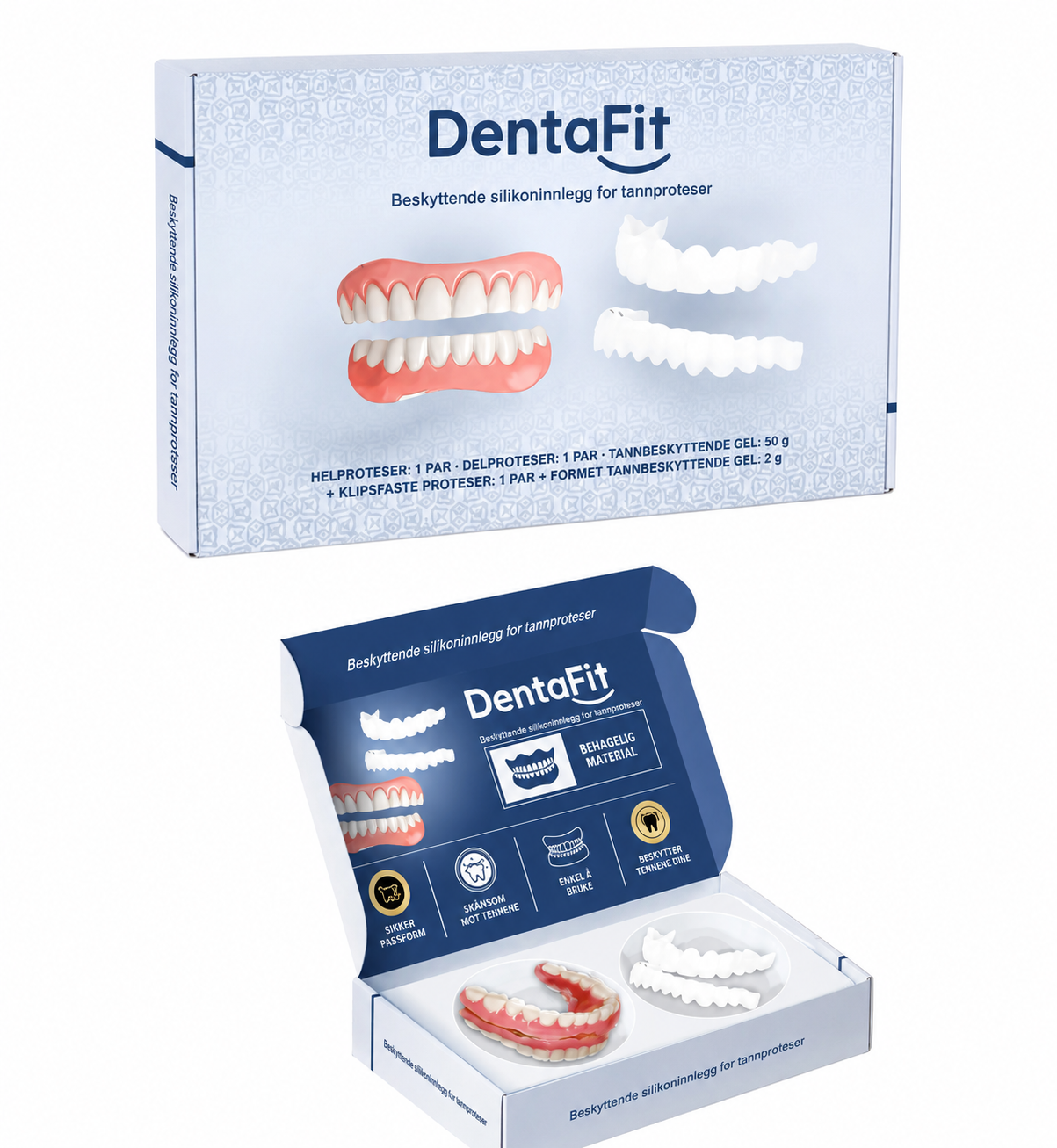 DentaFit™ | Det perfekte og umiddelbare smilet, uten smerte og uten avtale