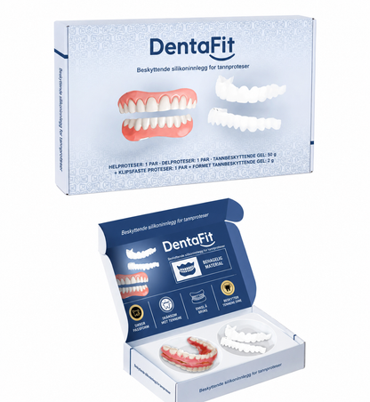 DentaFit™ | Det perfekte og umiddelbare smilet, uten smerte og uten avtale