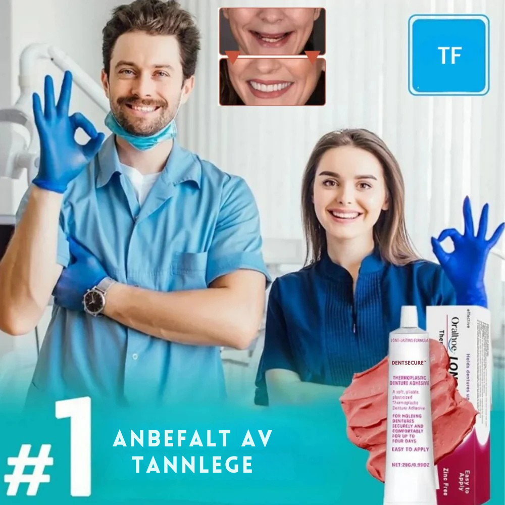 DentSecure™ | Få et sterkt, sikkert og bekymringsfritt smil hele dagen