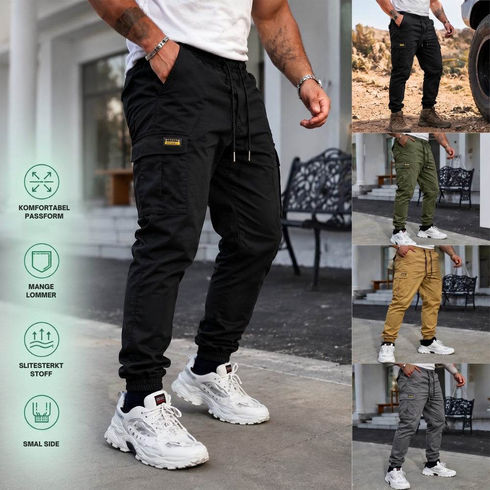 FlexCargo™  | Bukser som føles som joggers, men ser langt skarpere ut