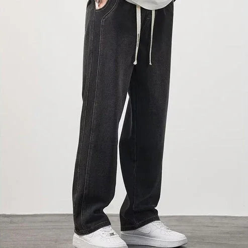 StreetFit™ | Moderne loose fit jeans med lengre silhuett