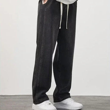 StreetFit™ | Moderne loose fit jeans med lengre silhuett